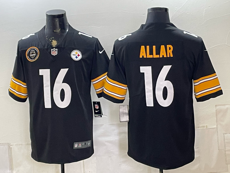2026 Men Pittsburgh Steelers #16 Allar Black Limited Nike NFL Jersey 0826005->san francisco 49ers->NFL Jersey